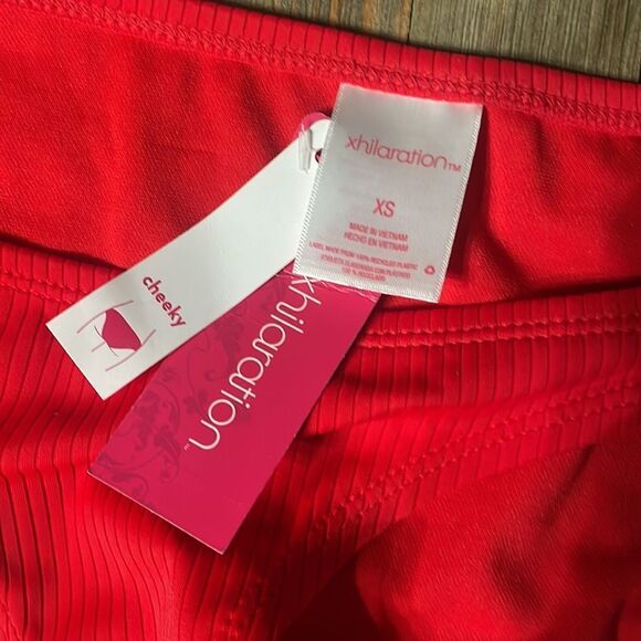 Xhiliration Swim Bottoms - Red - Picture 4 of 5